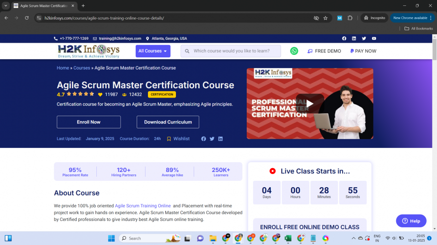 Agile Scrum Master Certification screenshot 1