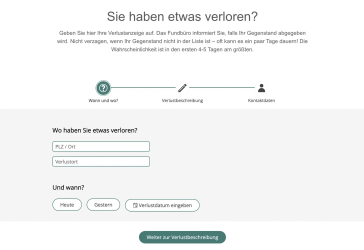 Fundservice Schweiz screenshot 2