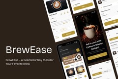 BrewEase – A Seamless Coffee Ordering App | Mobile