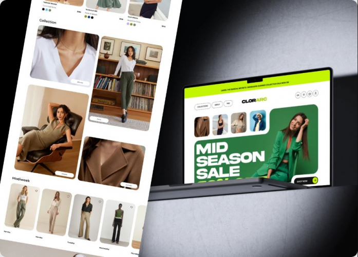 A Clothing Website screenshot 2