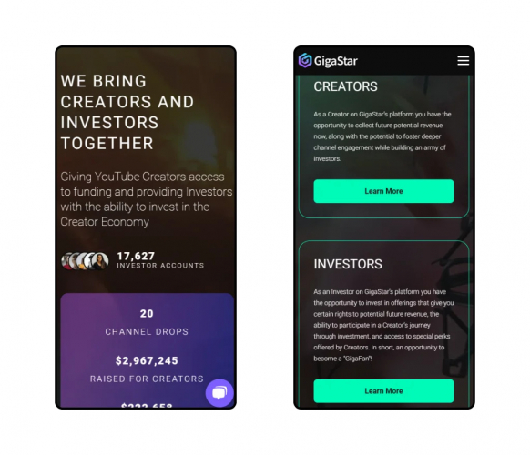 Gigastar screenshot 2