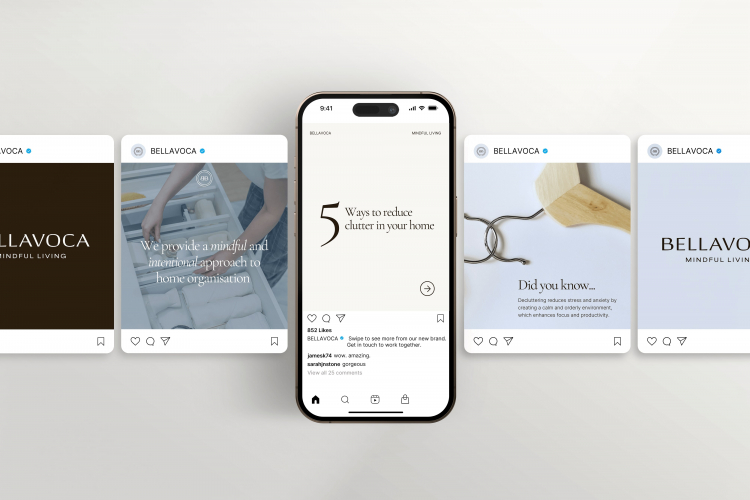 Brand Design For Bellavoca screenshot 2