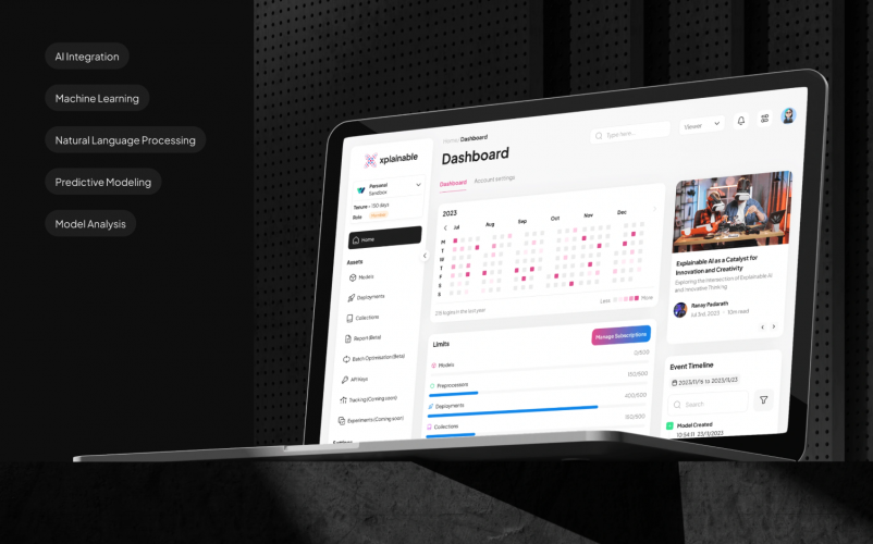 Xplainable.io Landing Page Redesign screenshot 2