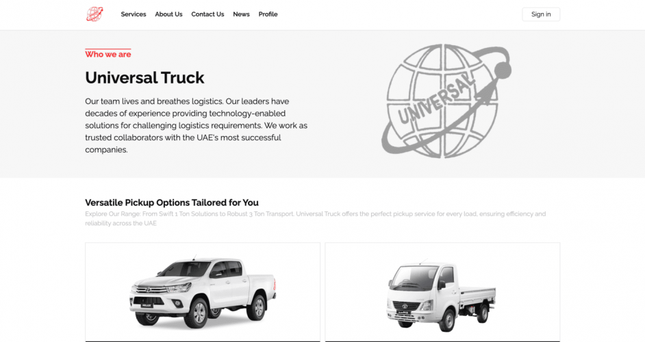 universal Truck screenshot 1