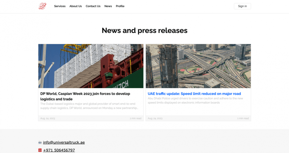 universal Truck screenshot 2