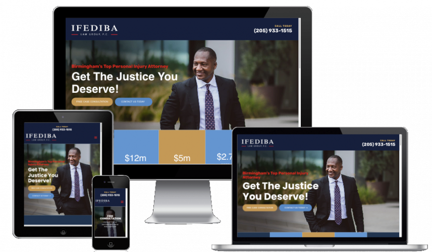 Broaden Organic Search for Law Firms and IFEDIBA Group Case screenshot 1