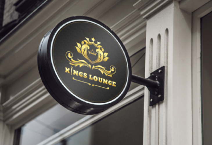 Logo Design for Kings Lounge Durbarmarg: Enhancing Brand Identity with Creative Excellence screenshot 1
