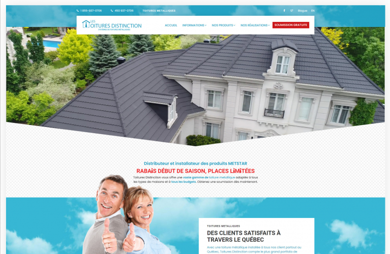 Distinction Roofing screenshot 1