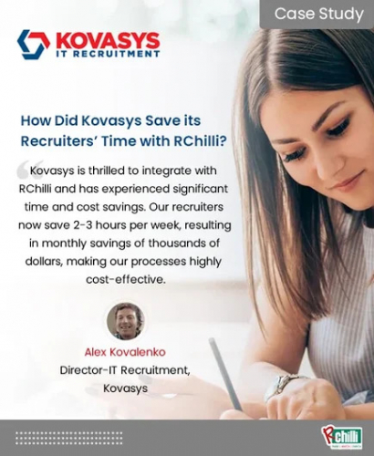 How Kovasys Saved its Recruiters’ Time with RChilli? screenshot 1