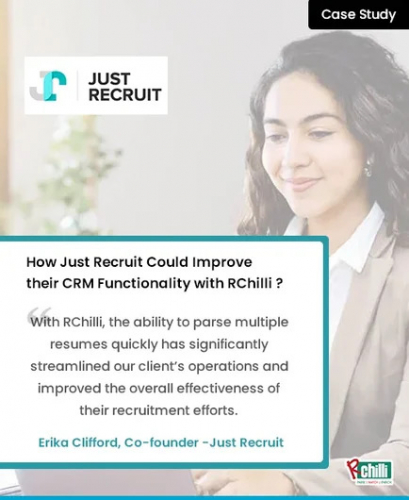 How Just Recruit Could Improve their CRM Functionality with RChilli? screenshot 1