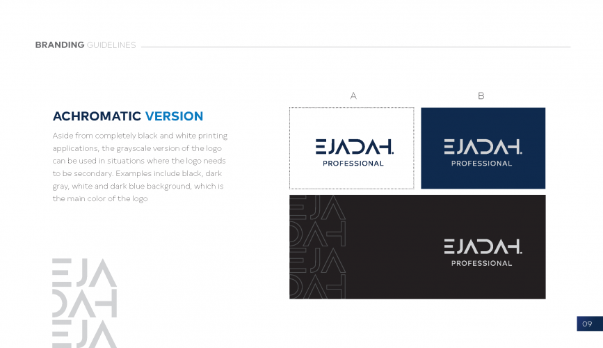 Ejadah Professional | Brand Guidelines screenshot 1