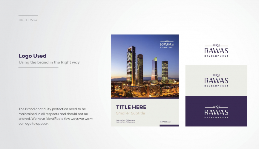 Rawas Development | Brand Guidelines screenshot 2