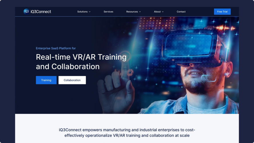 iQ3Connect's user-centric website transformation screenshot 4