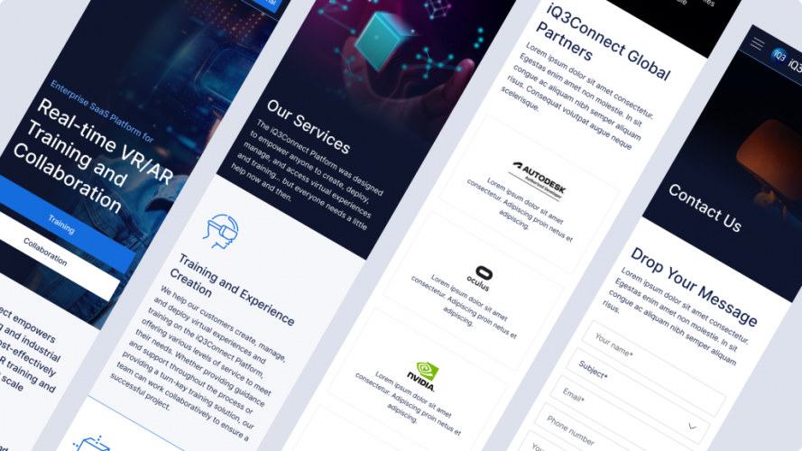iQ3Connect's user-centric website transformation screenshot 3