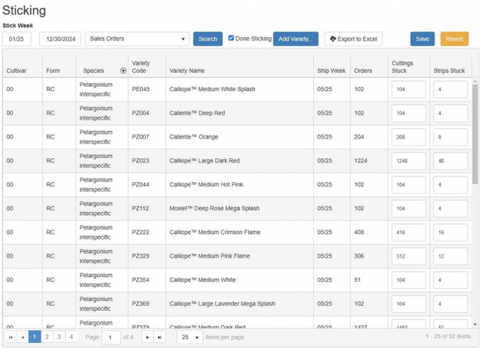 Millstadt Young Plants Custom Greenhouse Management System / ERP screenshot 2