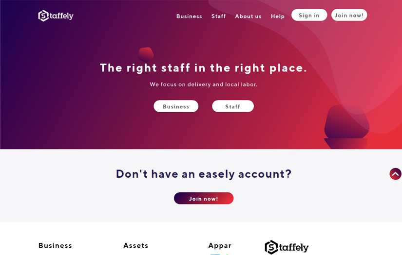 Staffely - On Demand Staff Service screenshot 3