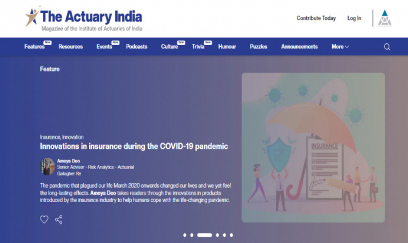 The Actuary India- India’s first digital magazine screenshot 3