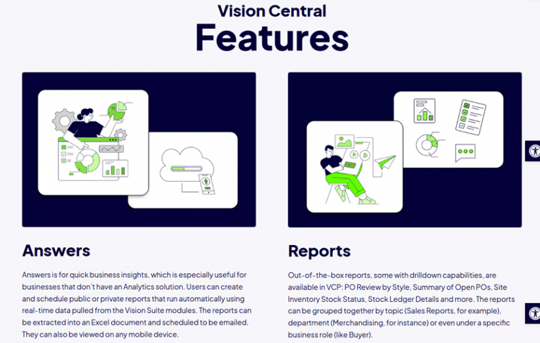 Vision Central Portal screenshot 4