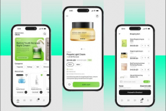 Olivia – Online Platform for a Cosmetic Brand