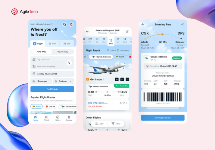 Development of a Major Airline’s Flight Booking App for Enhanced Customer Experience screenshot 2