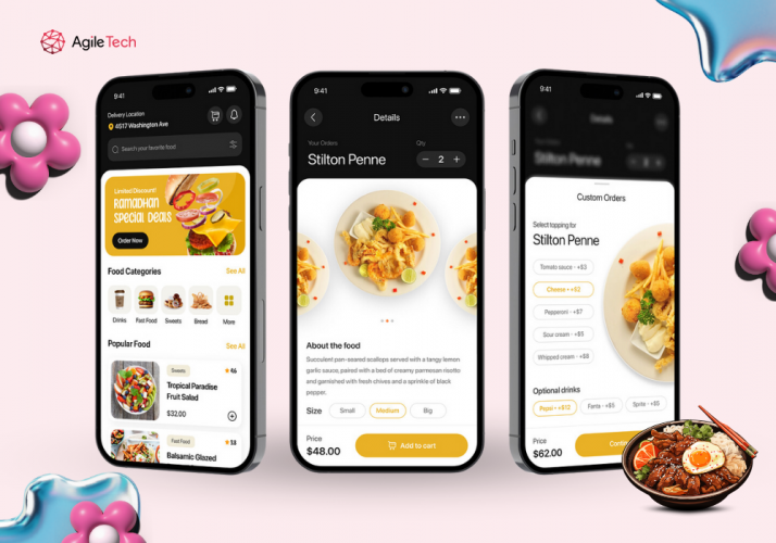 User Retention Surges by 75% in Innovative On-Demand Food Delivery App screenshot 1