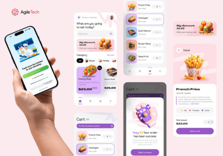 User Retention Surges by 75% in Innovative On-Demand Food Delivery App screenshot 2