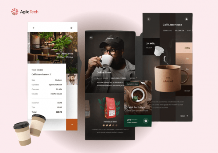 Increase Sales by 50% with a Smart Coffee Shop Ordering App – Brewed for Convenience screenshot 1