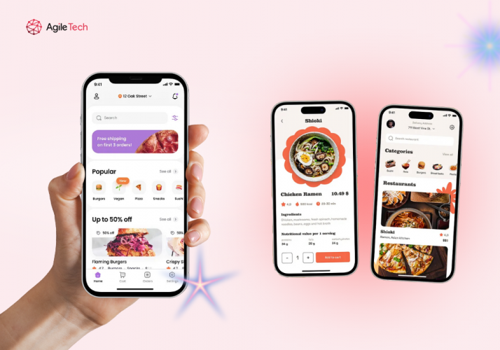 Food Delivery App Solution Increased Order Efficiency by 50% screenshot 2