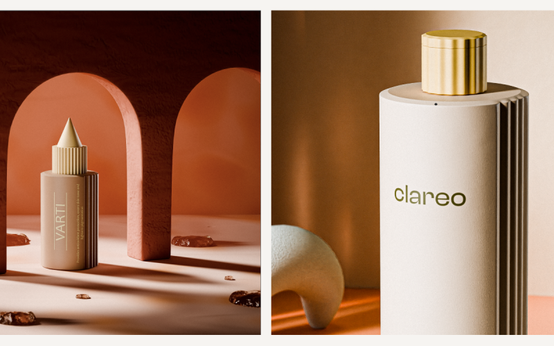 CLAREO: Graphic Design | 3D Motion Cosmetics | Branding screenshot 2