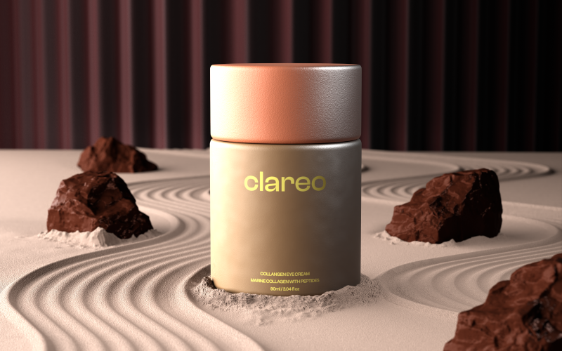 CLAREO: Graphic Design | 3D Motion Cosmetics | Branding screenshot 5