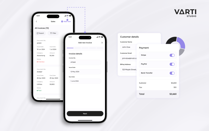 Coinex : UI/UX Design | Accounting Software | Web App screenshot 1