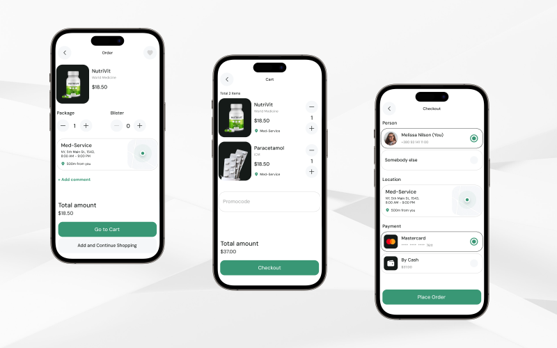 HealHub : UX/UI Design | Healthcare App Design screenshot 3