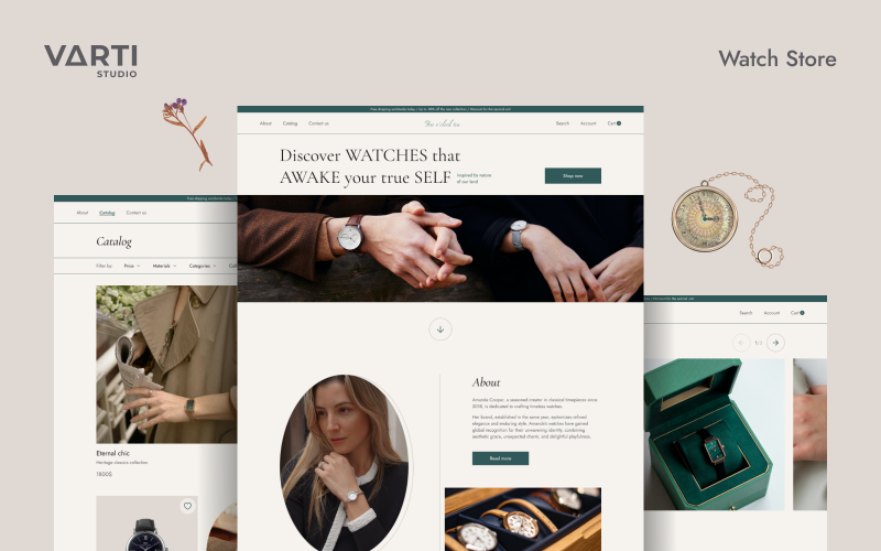 Watch Store: UI/UX Design | eCommerce Website screenshot 4