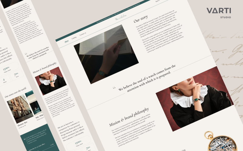 Watch Store: UI/UX Design | eCommerce Website screenshot 2