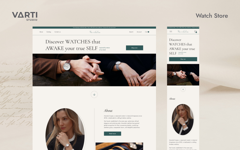 Watch Store: UI/UX Design | eCommerce Website screenshot 5