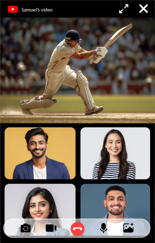 Minimum Viable Product Development – Media Streaming and Group Sharing App screenshot 1