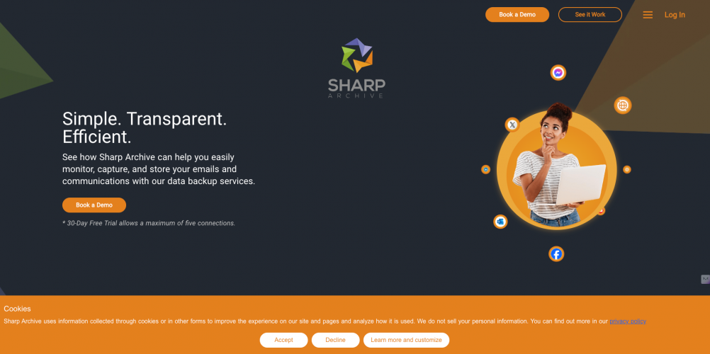 Sharp Arcrive screenshot 1