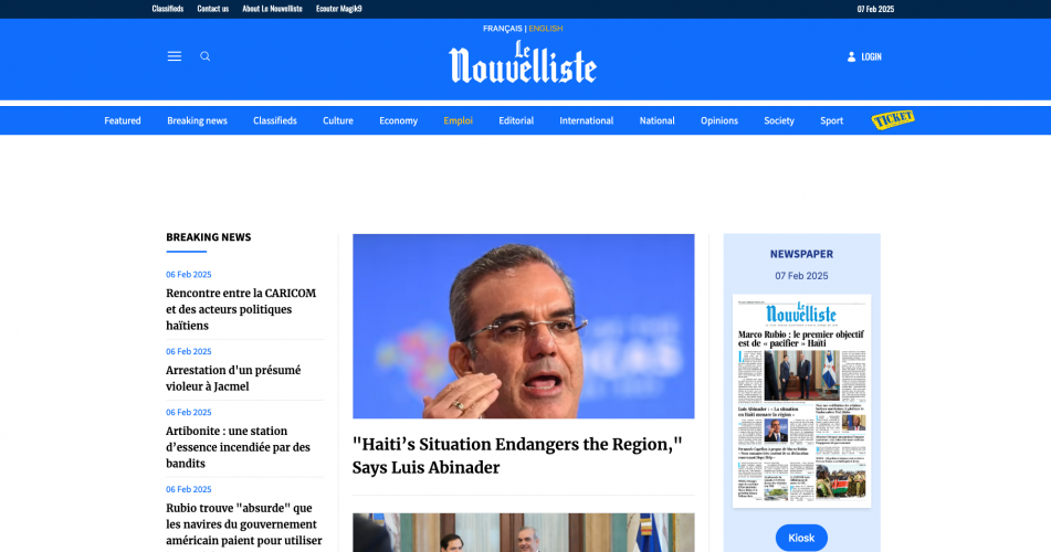 Le Nouvelliste screenshot 1