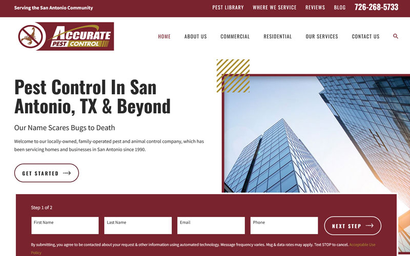 Accurate Pest Control screenshot 1