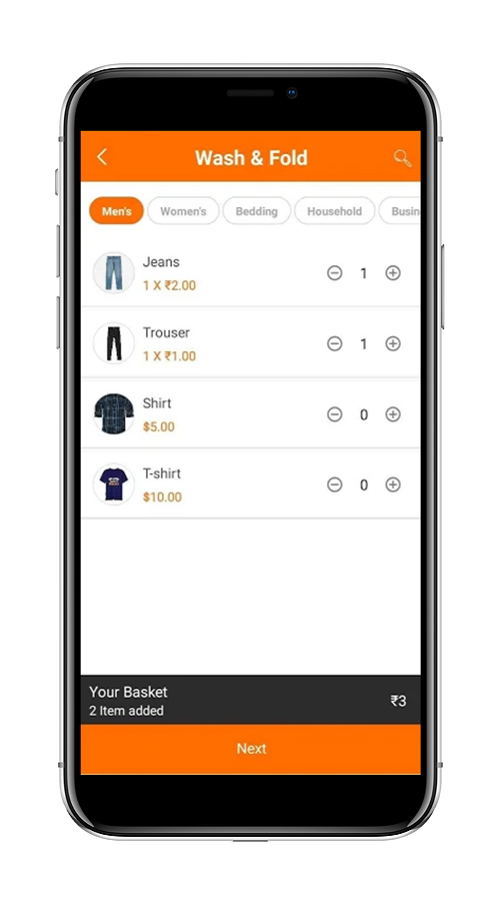 Ironit: On Demand Laundry Mobile App screenshot 3