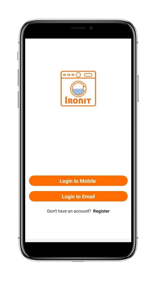 Ironit: On Demand Laundry Mobile App screenshot 1