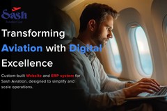 Sash Aviation – Custom Website & Aviation ERP System