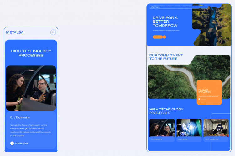Metalsa - A digital branding system that adapts to the company's new vision screenshot 2