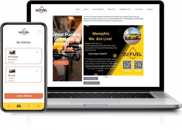 2U Fuel - Fuel Delivery Apps screenshot 1