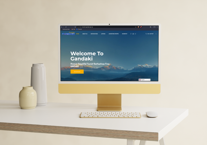 Tourism Web Portal screenshot 1