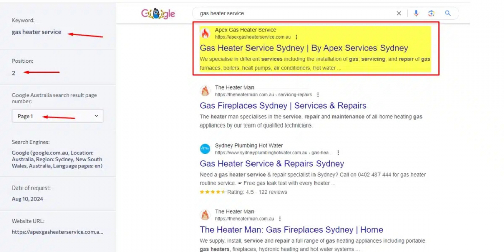 Apex Gas Heater Service screenshot 3