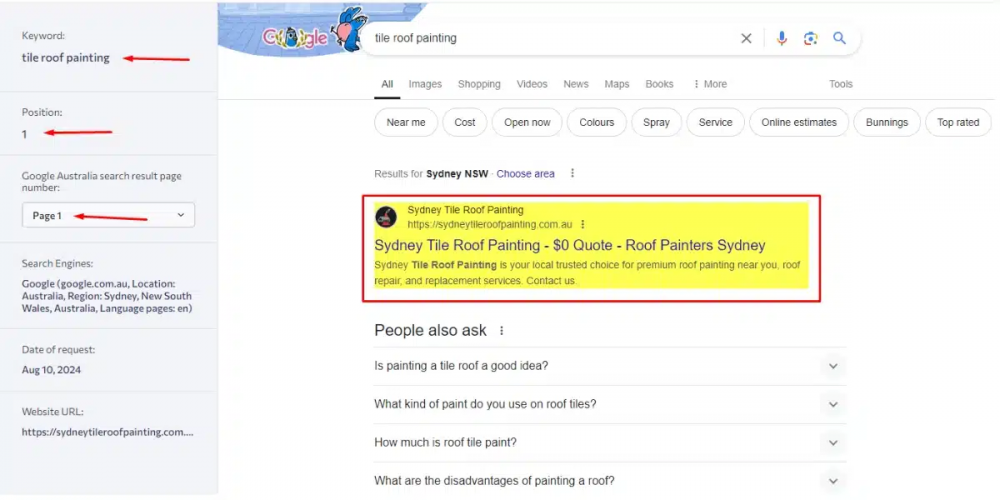 Sydney Tile Roof Painting screenshot 3