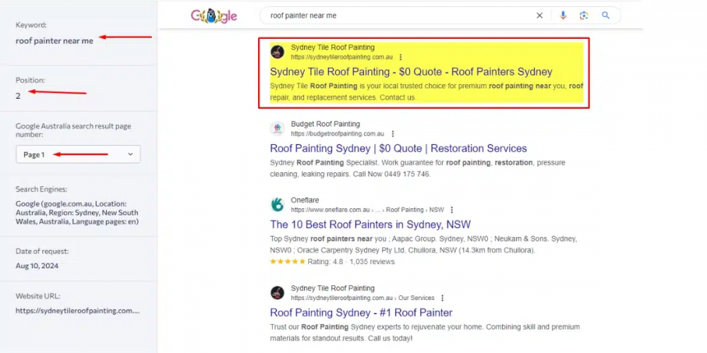 Sydney Tile Roof Painting screenshot 1