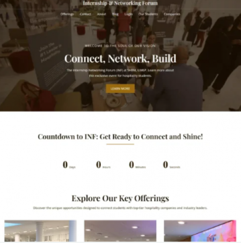 Internship & Networking Forum – SHBM – UM6P screenshot 1