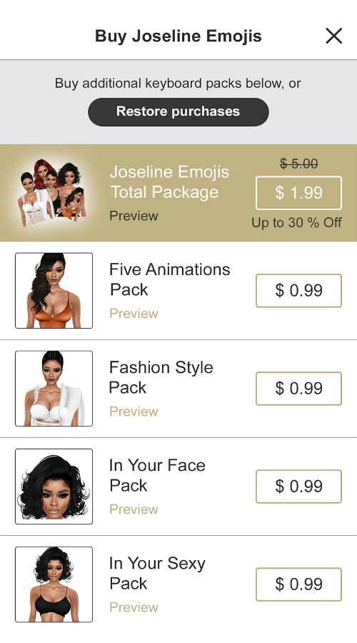 Joseline screenshot 1